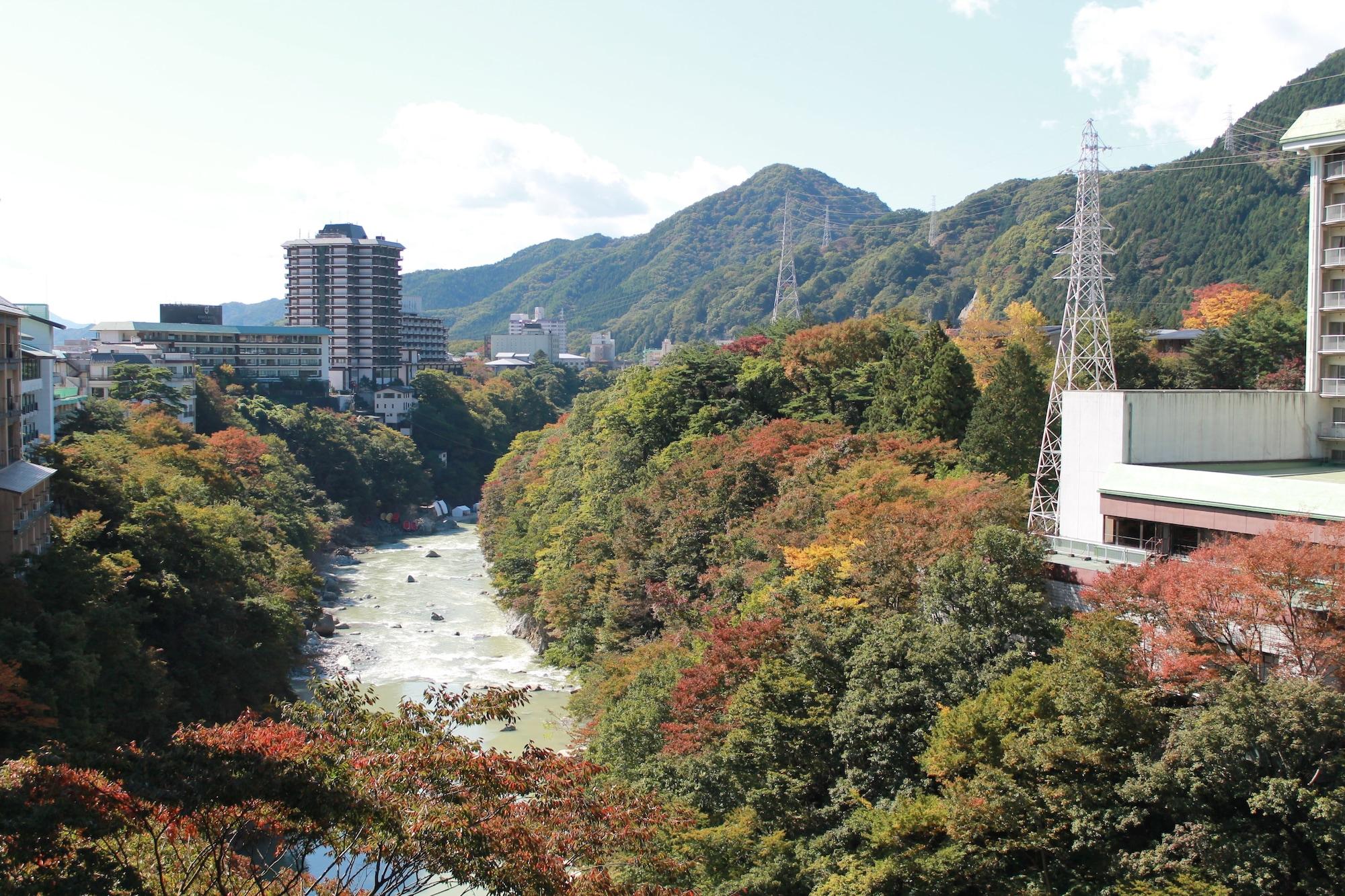 Kinugawa Onsen Sanraku Hotel Nikko Bagian luar foto