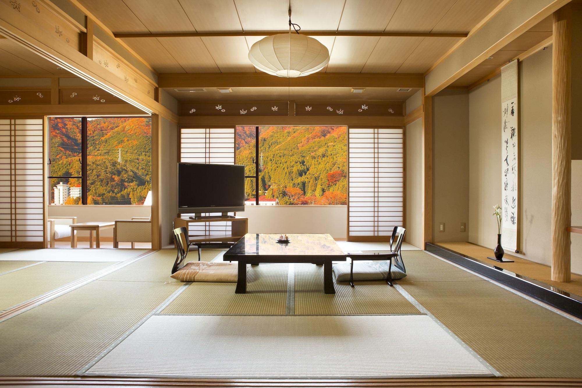 Kinugawa Onsen Sanraku Hotel Nikko Bagian luar foto