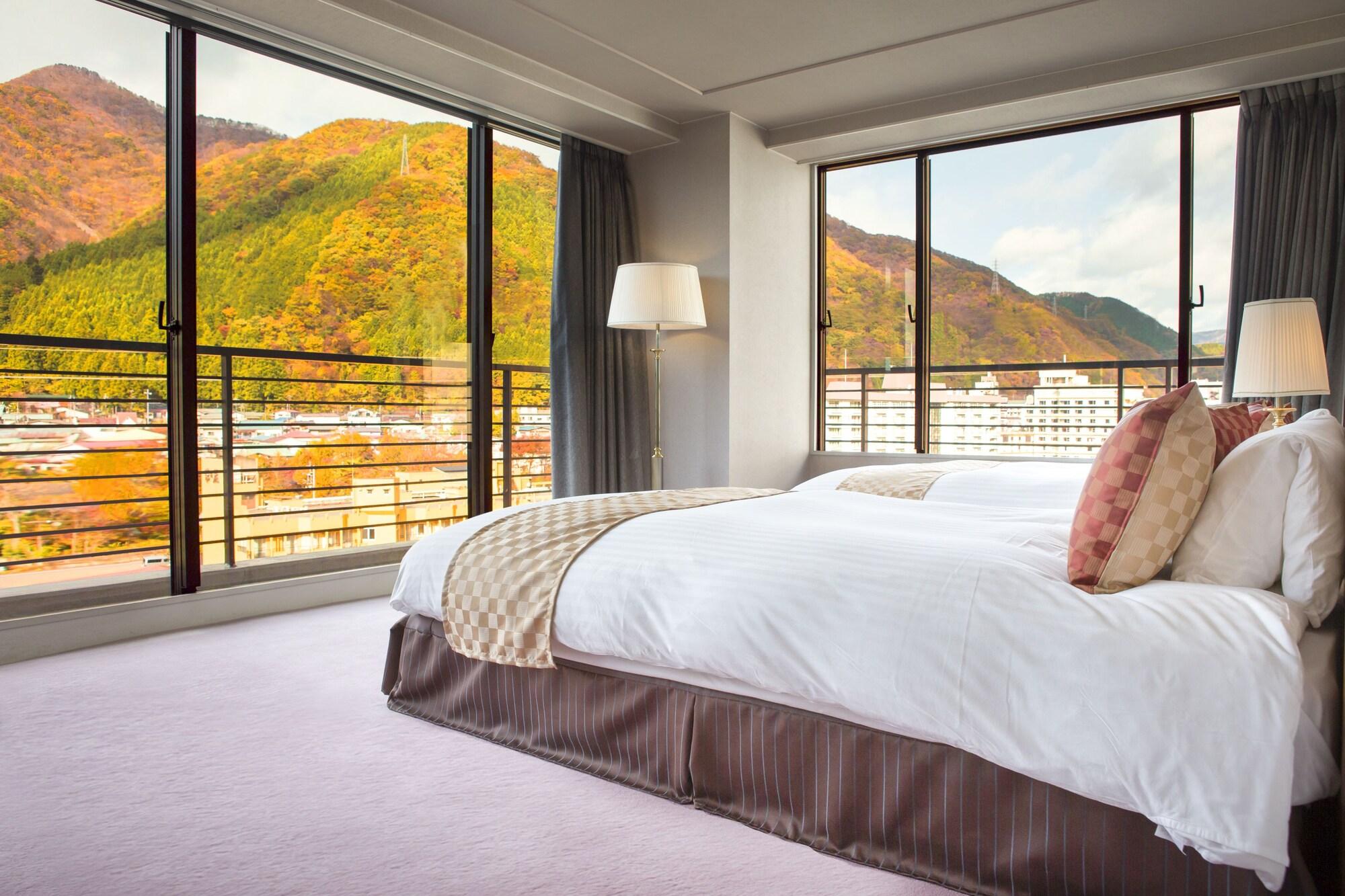 Kinugawa Onsen Sanraku Hotel Nikko Bagian luar foto