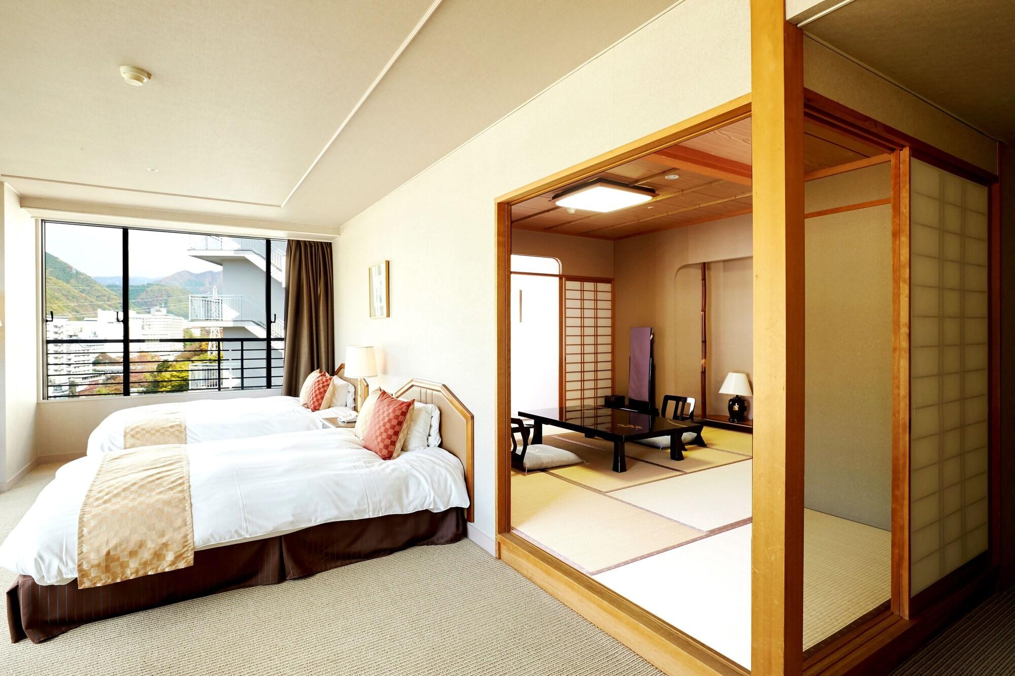 Kinugawa Onsen Sanraku Hotel Nikko Bagian luar foto