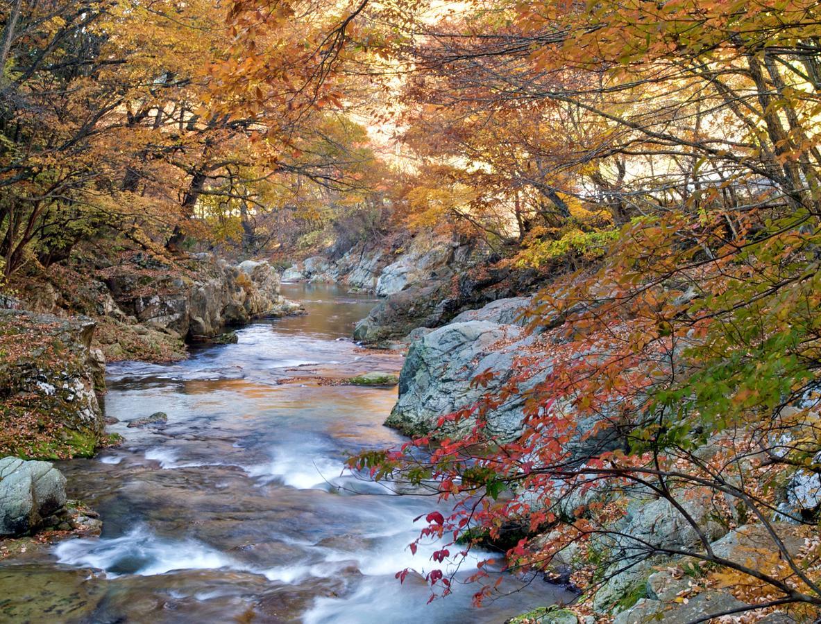 Kinugawa Onsen Sanraku Hotel Nikko Bagian luar foto