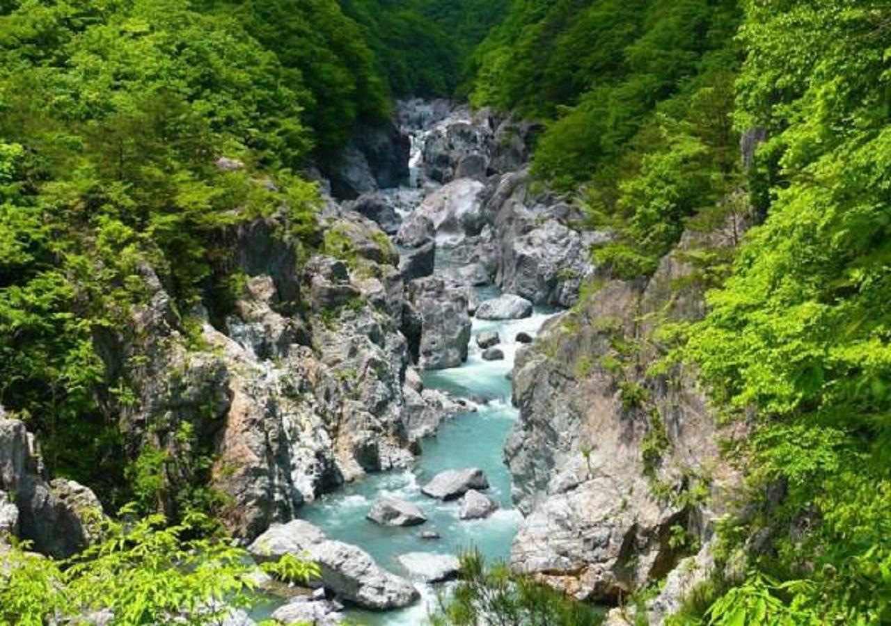 Kinugawa Onsen Sanraku Hotel Nikko Bagian luar foto